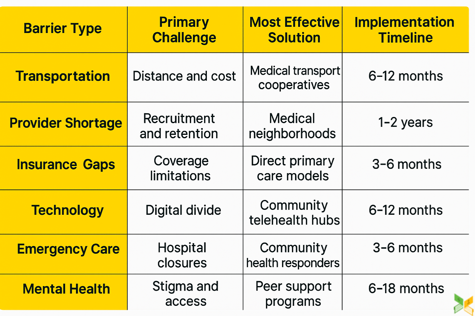 Barriers to Healthcare in Rural Areas
